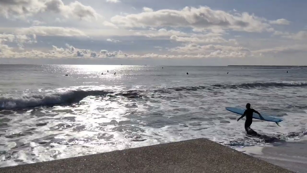 2025/12/27：9:49宮城県七ヶ浜菖蒲田浜サーフィン波情報#菖蒲田浜サーフィン