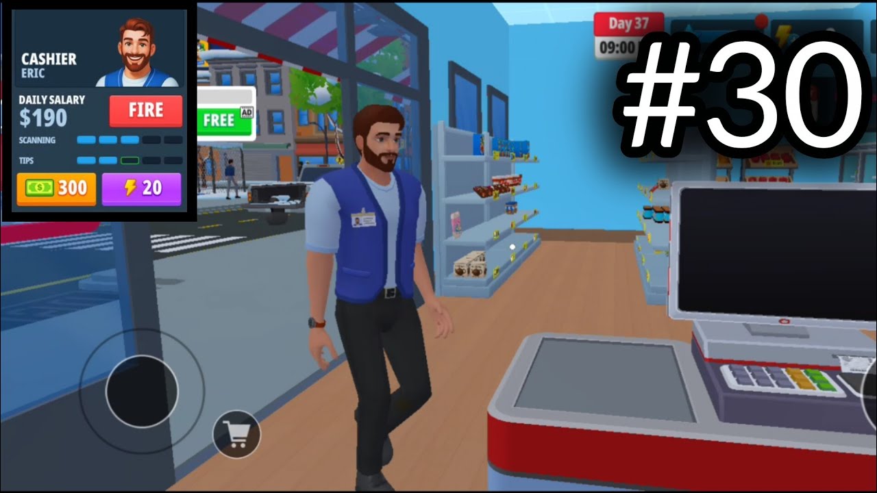 Upgrading The Cashier Of My Supermarket | Supermarket Simulator #30