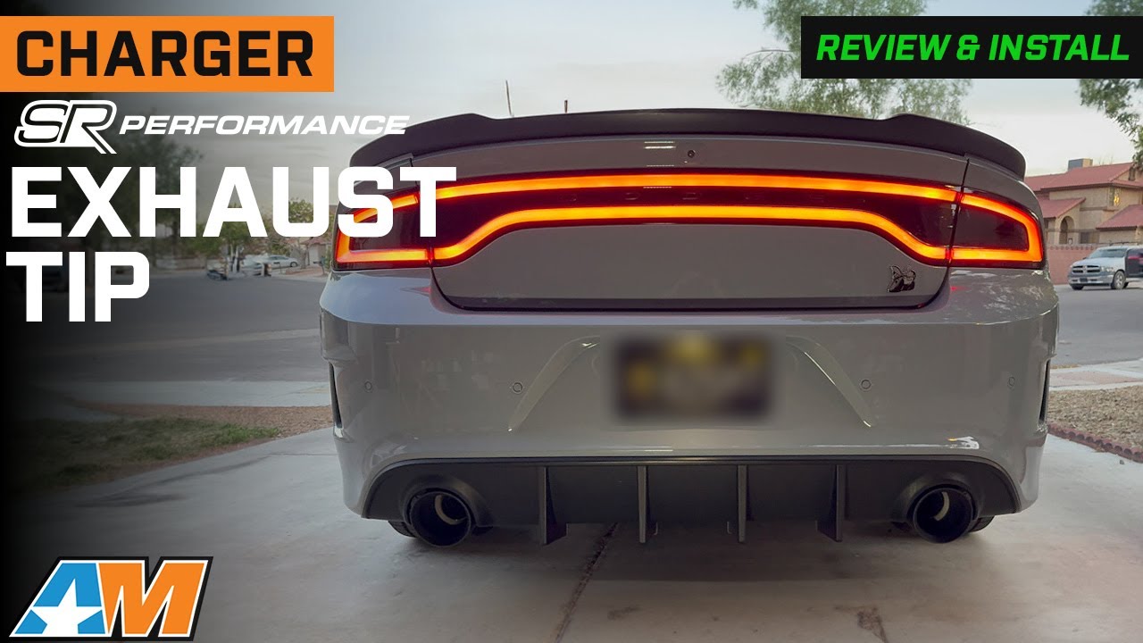 2015-2023 V8 HEMI Charger SR Performance Direct Fit Exhaust Tip Review & Install