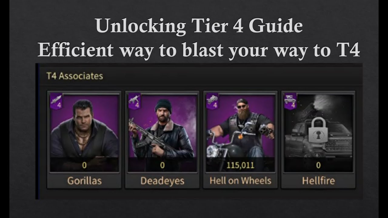 The Grand Mafia T4 Guide (Free or low spending players) [With Commentary]