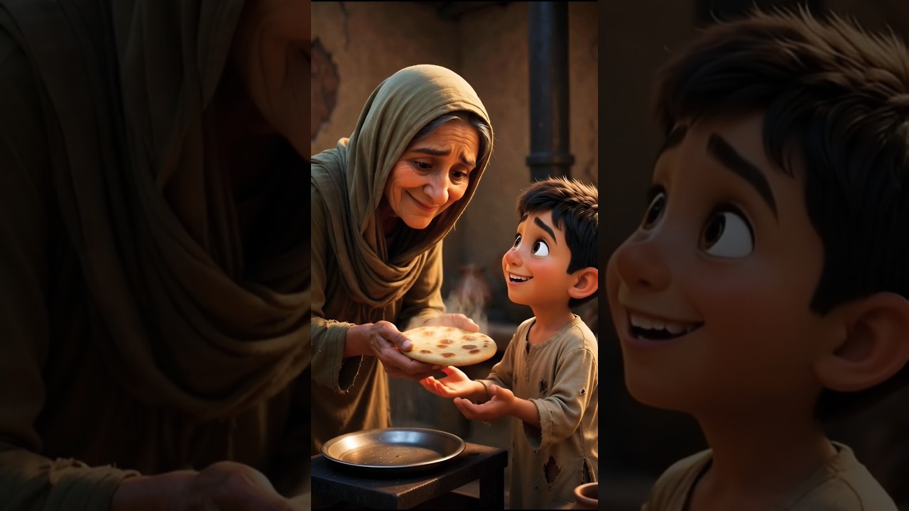 A Hungry Boy Did This for His Mother&hellip; The Ending Will Make You Cry❤️ | Emotional Short Story|islamic