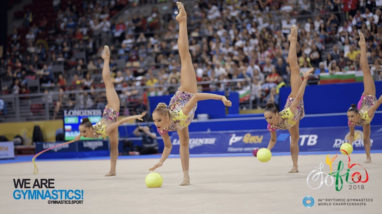 2018 Rhythmic Worlds, Sofia (BUL) - HIGHLIGHTS GROUP APPARATUS FINAL 3 BALLS/2 ROPES