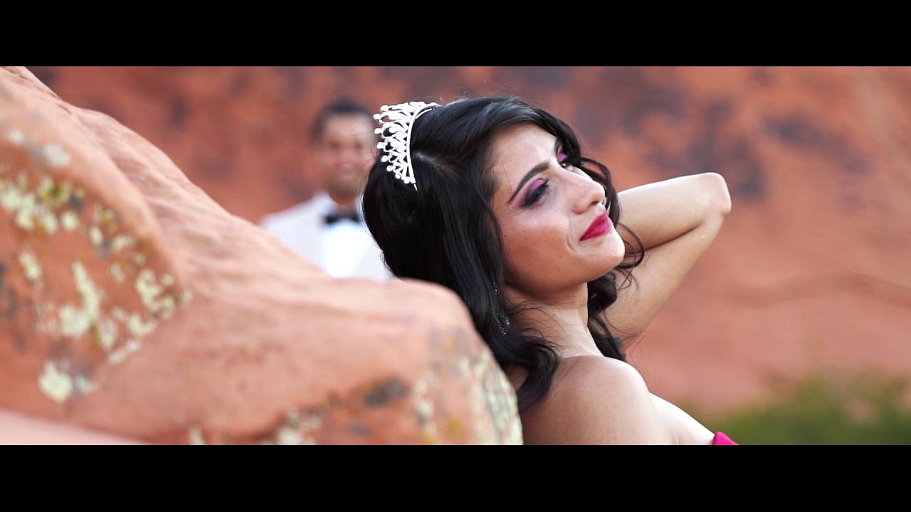 Cinematic Engagement Shoot in Valley of Fire, Las Vegas Nevada. Safal & Manju