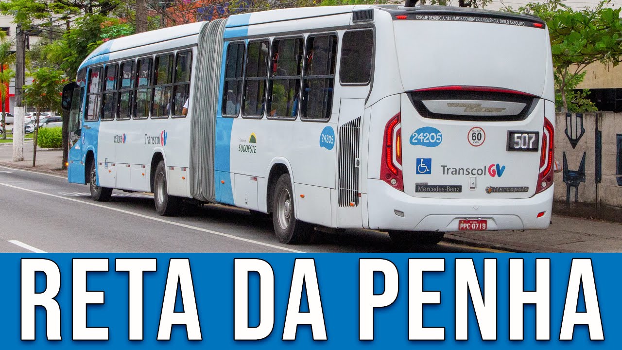 Reta da Penha (Vitória/ES) - Movimentação de Ônibus #244