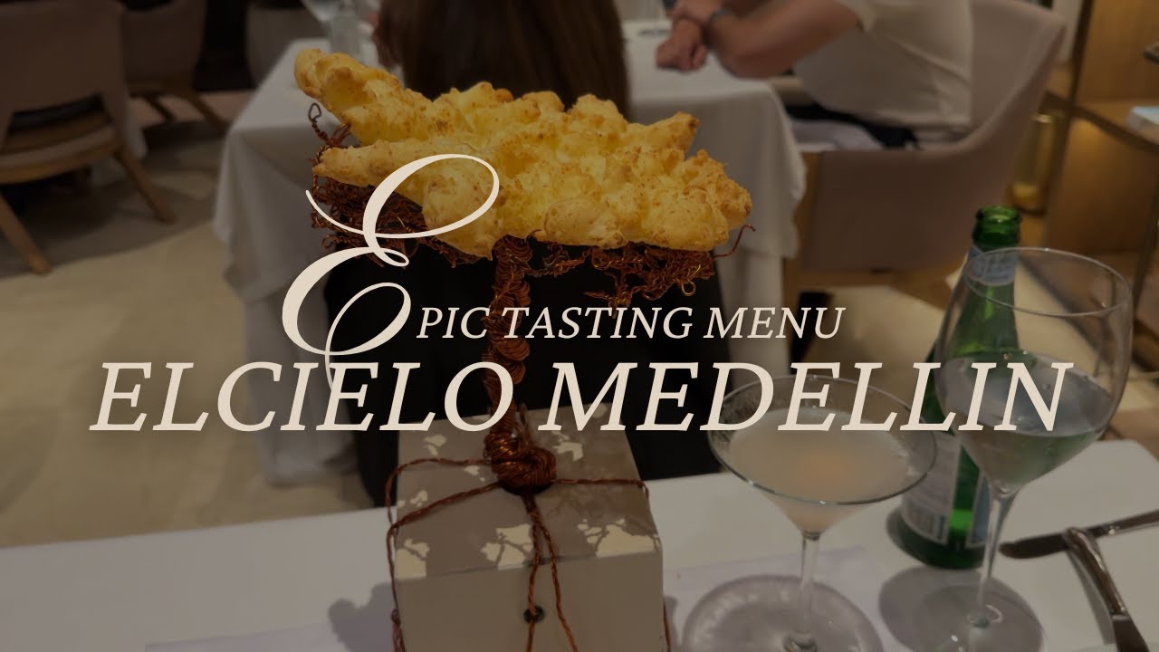 Would you Wash Your Hands In Chocolate? Epic Tasting Menu At ElCielo In Medellín Colombia