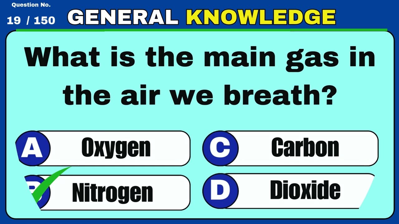 HOW GOOD IS YOUR GENERAL KNOWLEDGE? A REVIEW