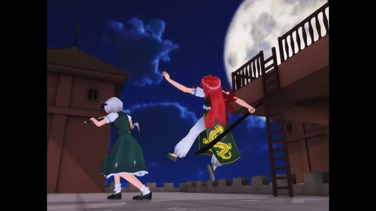 [Touhou MMD] Выход Мэйлин (Rus Sub)