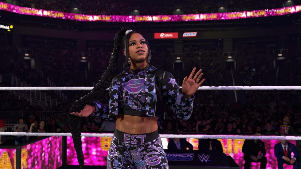 WWE 2K26 - Бьянка Белэр против Ив Торрес