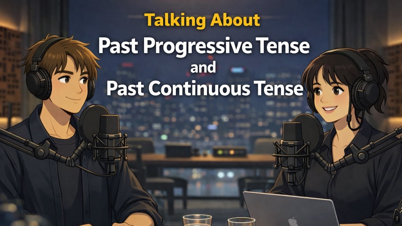 Past Progressive (Past Continuous) Tense in English | Easy English Conversation Practice