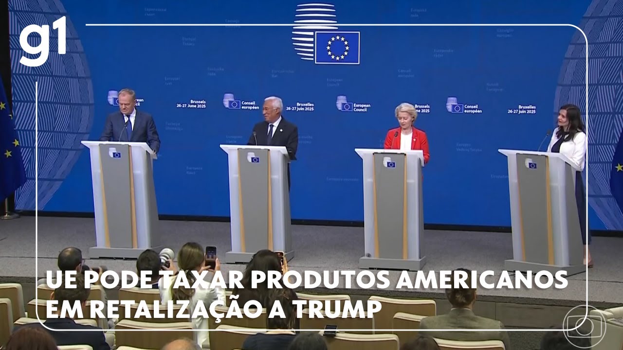 União Europeia avalia impor tarifas a produtos americanos em retaliação a Trump