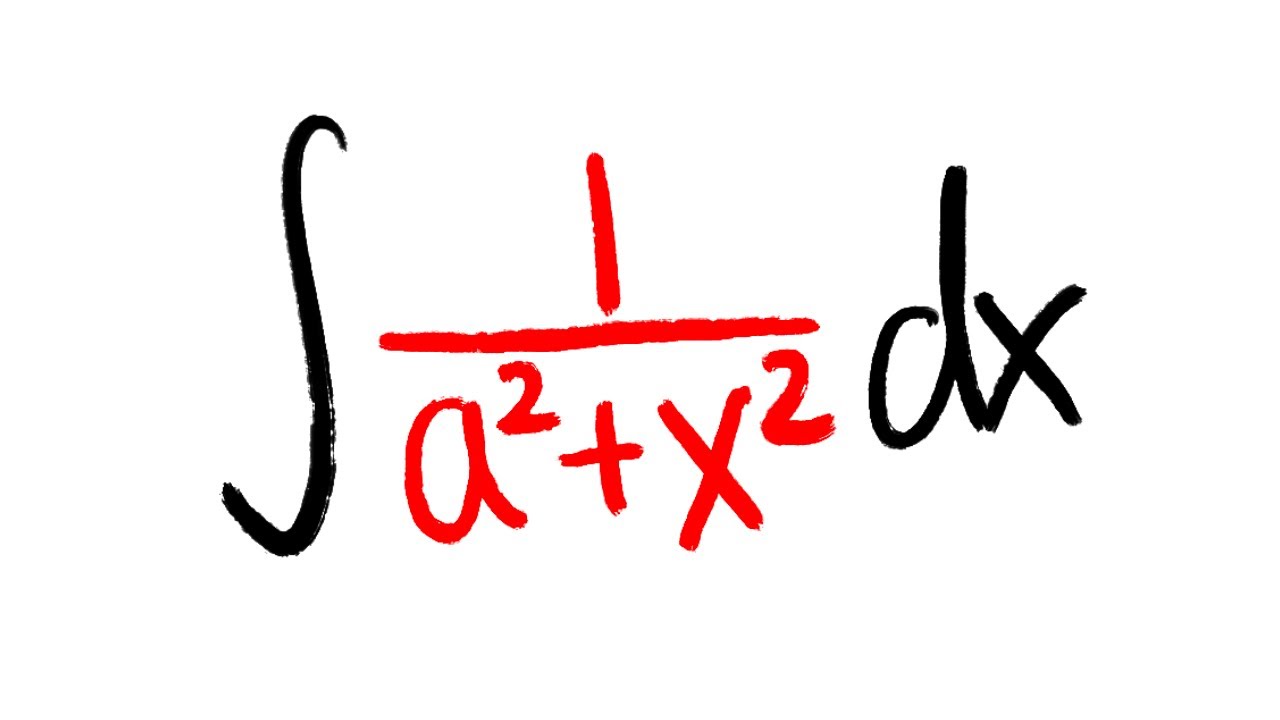 integral of 1/(a^2+x^2), trig sub vs u sub, calculus 2 tutorial