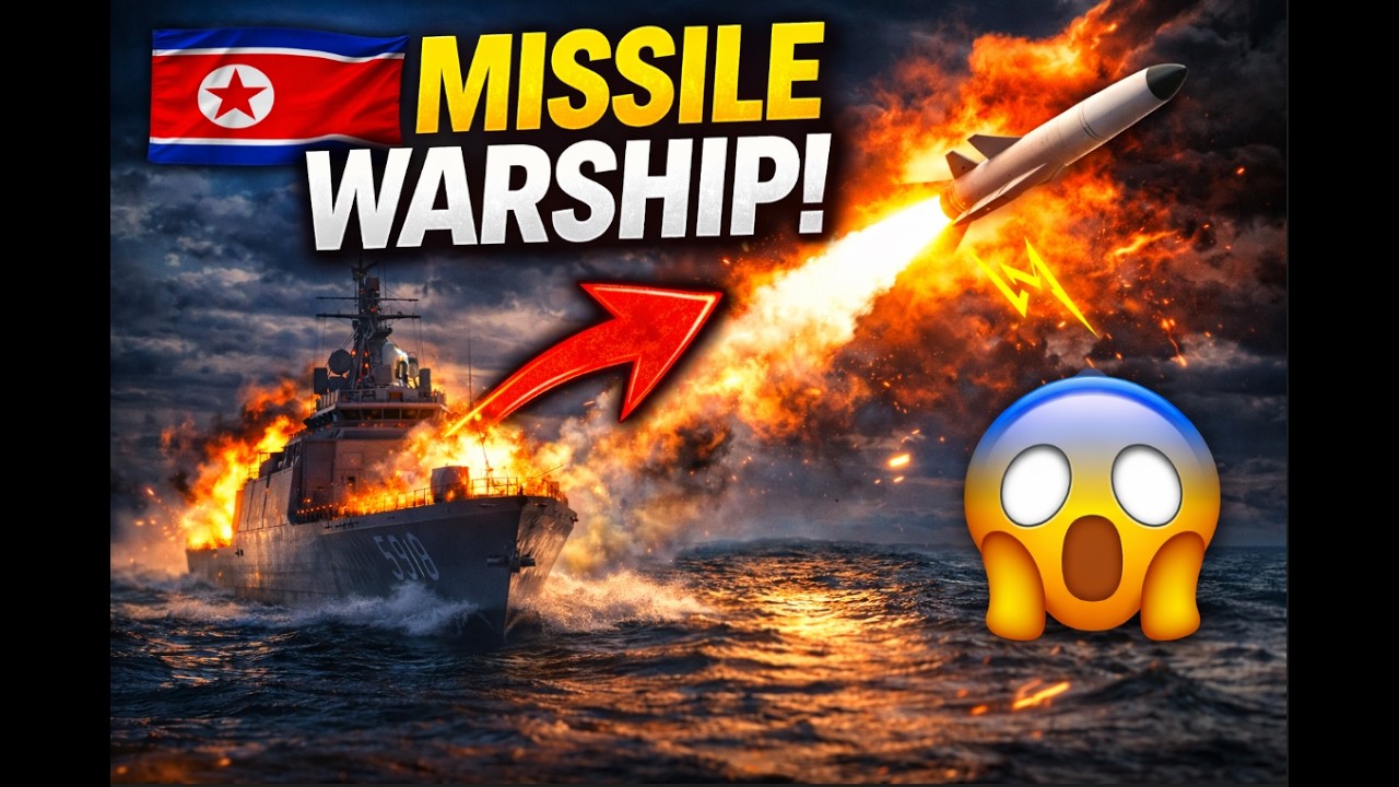 North Korea demonstrates cruise missile strike from new warship