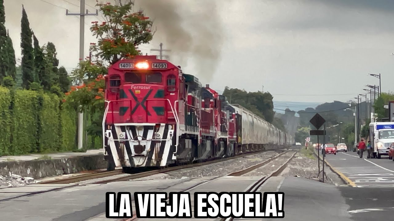 TRENES PESADOS LIDERADOS CON MÁQUINAS VETERANAS! LA VIEJA ESCUELA NUNCA SE RINDE! 