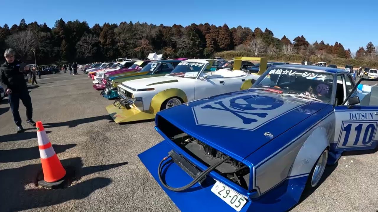 #暴走族 #空ぶかし #jdm #旧車 2026 年2月1日 旧車ミーティング こもれび森❗ 街道レーサー  茨城★稲旧チャリティーMTG  Japanese Bosozouku Style