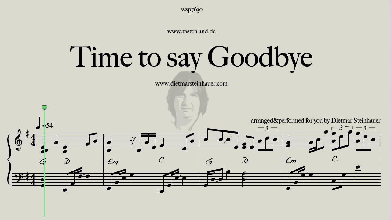 Time to say Goodbye  -  Andrea Bocelli/Francesco Sartori