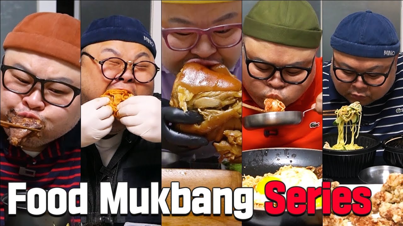 허미노 먹방 2시간 연속 정주행 영상!! Mino's 2 Hours Video with Giant Food Eatingshow