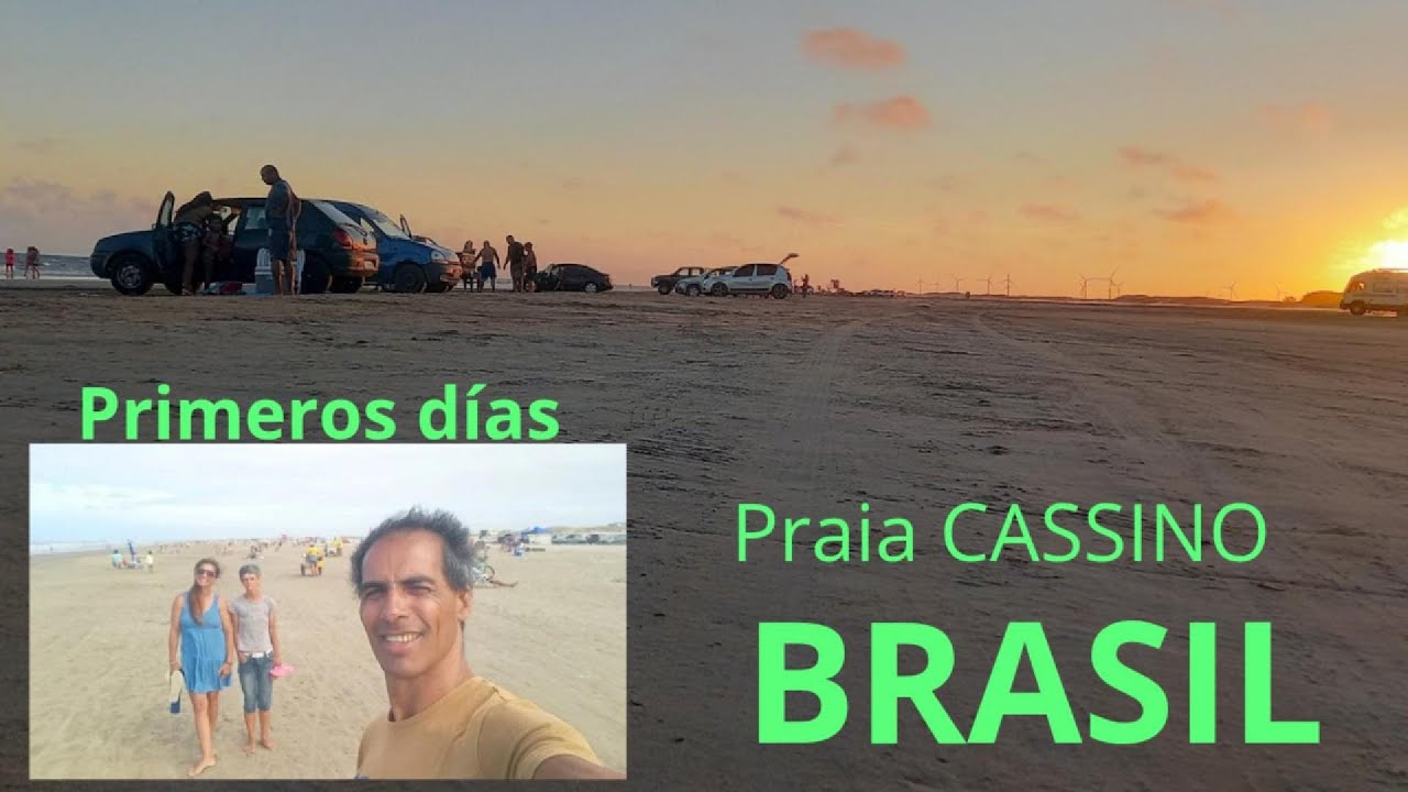Primeras horas en   PRAIA CASSINO ..#brasil  #playa
