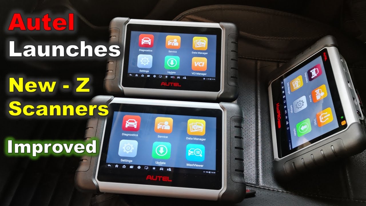 New Autel Scanner Launched! Autel MaxiCOM MK808 gets upgraded / MK808Z, MK808Z-BT, MP808Z-TS