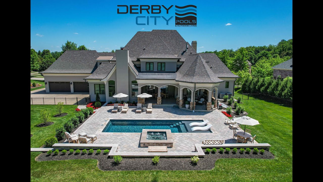 Dream Backyard Reveal: Elegant Pool & Hot Tub Setup + Cozy Outdoor Living Space!