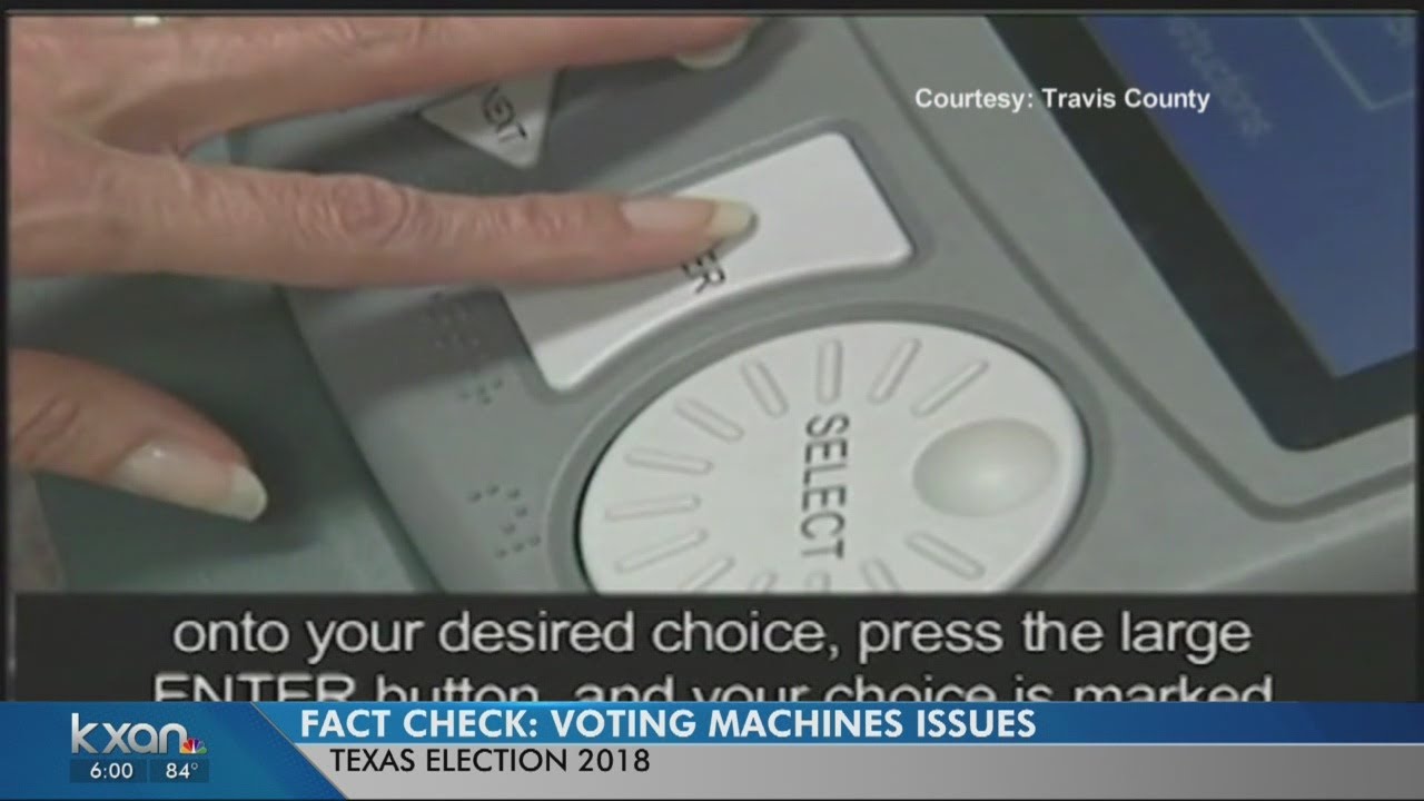 Fact check on reports of Texas voting machines switching votes
