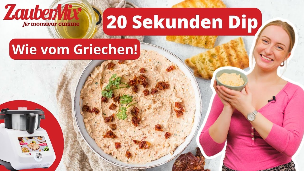 🍅 Der BESTE Tomaten-Feta-Dip: Schnell & Lecker! | Monsieur Cuisine Rezept
