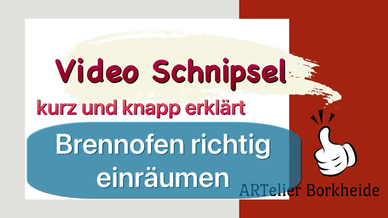 Neues aus der T&ouml;pferwerkstatt - Brennofen richtig einr&auml;umen (#Schr&uuml;hbrand #Glattbrand #Ofen #Tipps)