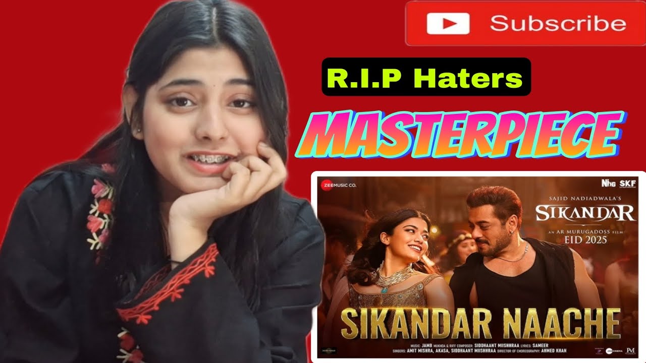 Sikandar Naache|SONG REACTION|Salman Khan|Rashmika Mandana|Jam8,Amit Mishra,Akasa, siddhaant M|