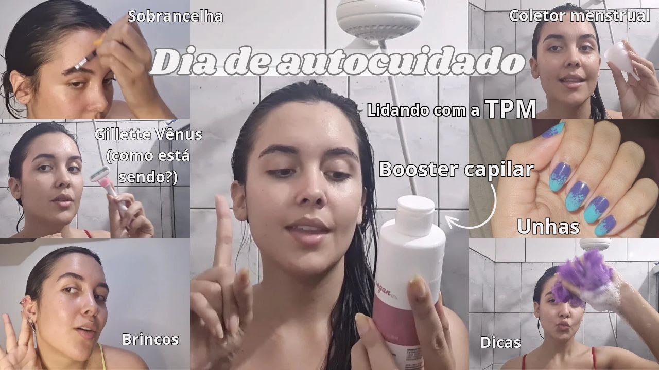 SPA DAY: Banho premium, unhas, sobrancelha, testando booster capilar, lidando com a TPM...