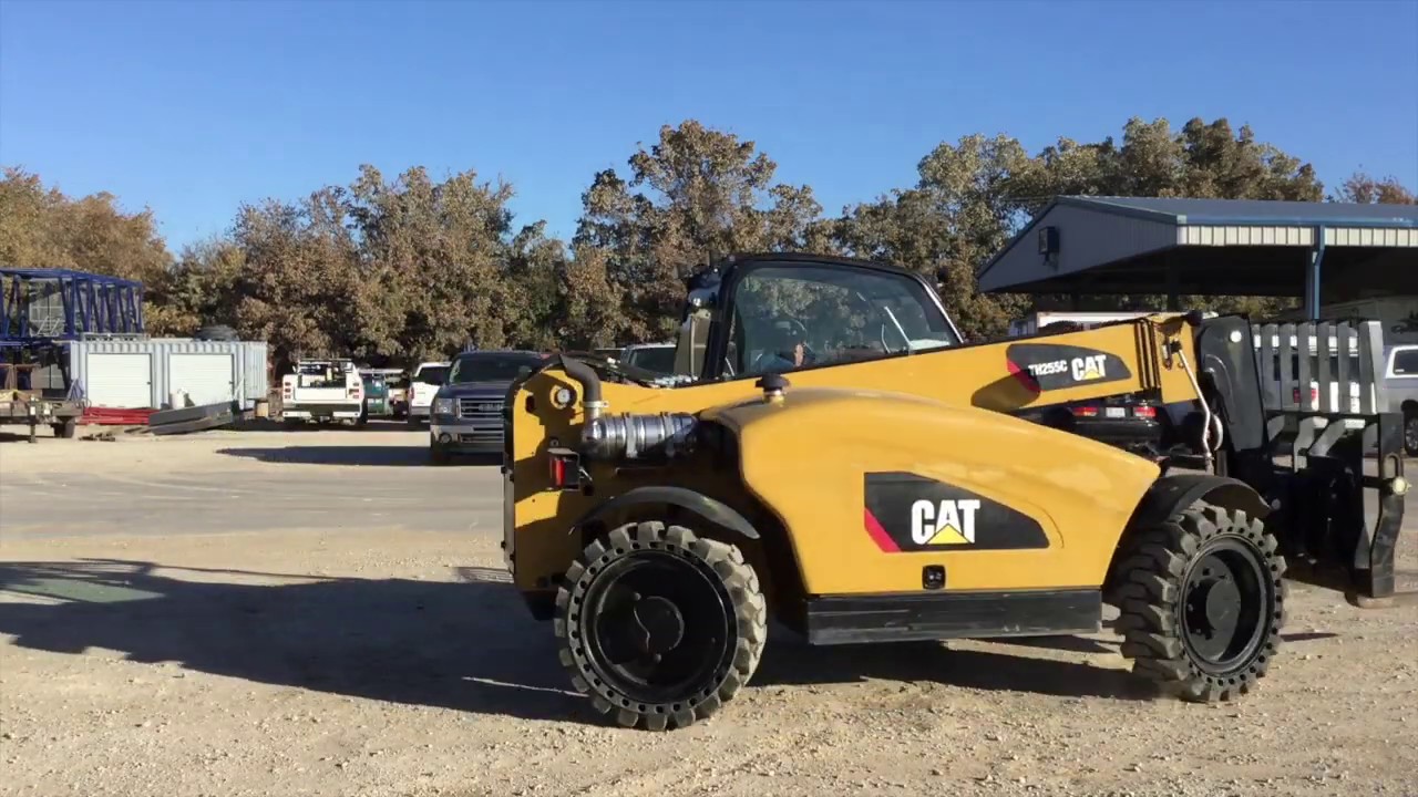 TELEHANDLER 2015 CAT TH255C #OJK200566