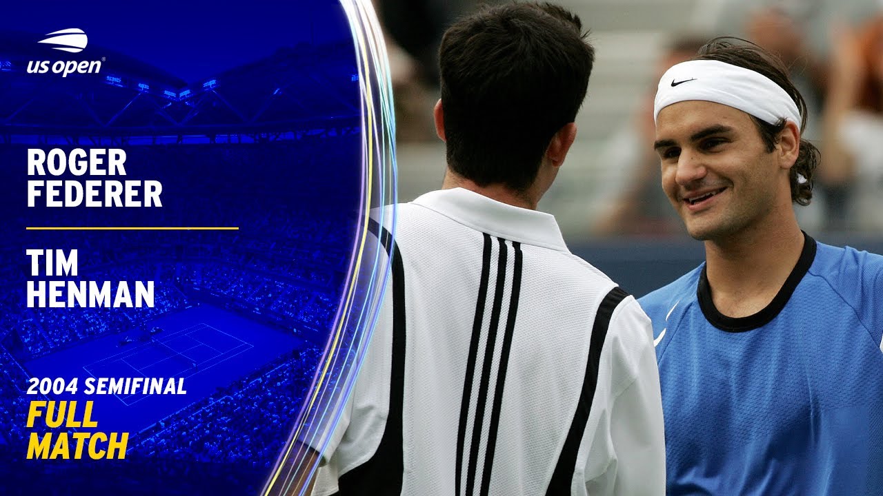 Roger Federer vs. Tim Henman Full Match | 2004 US Open Semfinal
