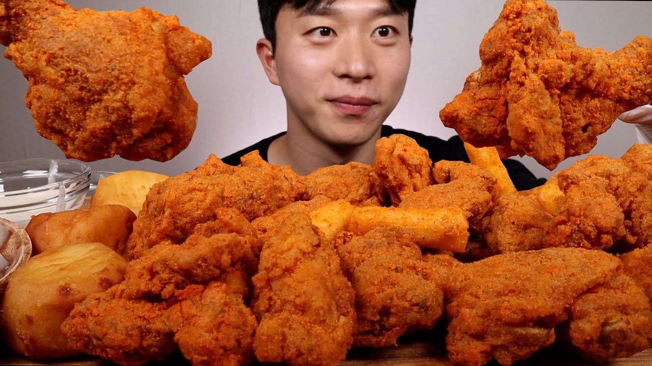 치토스치킨은 처음 먹어봐요 재출시된 멕시카나 치토스치킨 감자맛 나는 치즈볼 먹방 !! ASMR MUKBANG Cheetos Chicken EATING SHOW