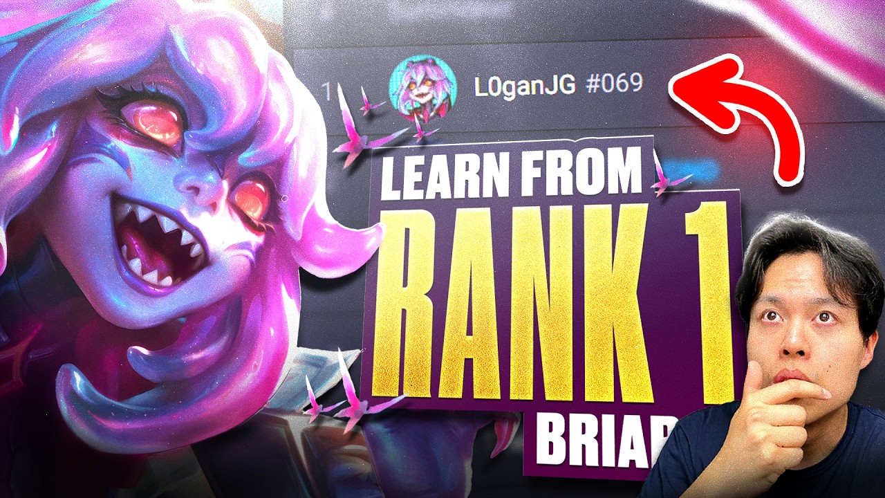 RANK 1 BRIAR Coaches me how to 1v9 - Briar Jungle Guide @L0ganJG