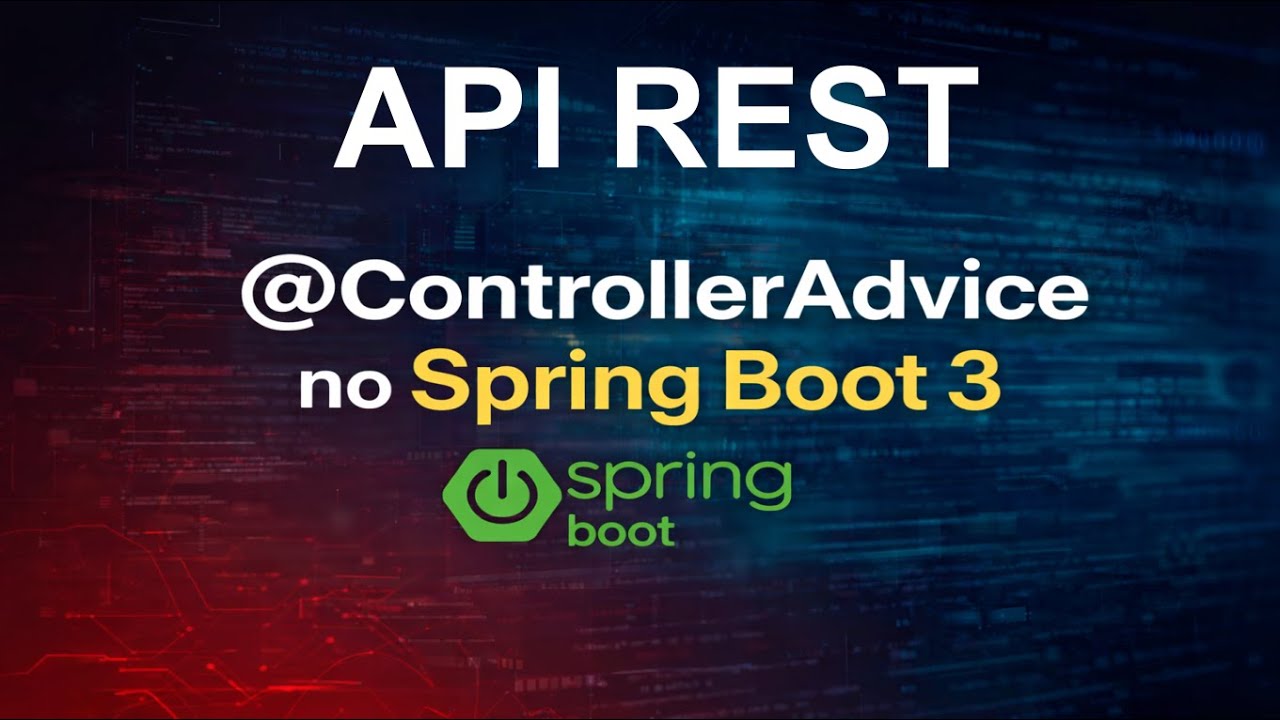 ControllerAdvice no Spring Boot 3 | Tratamento Global de Erros na API REST (na prática)