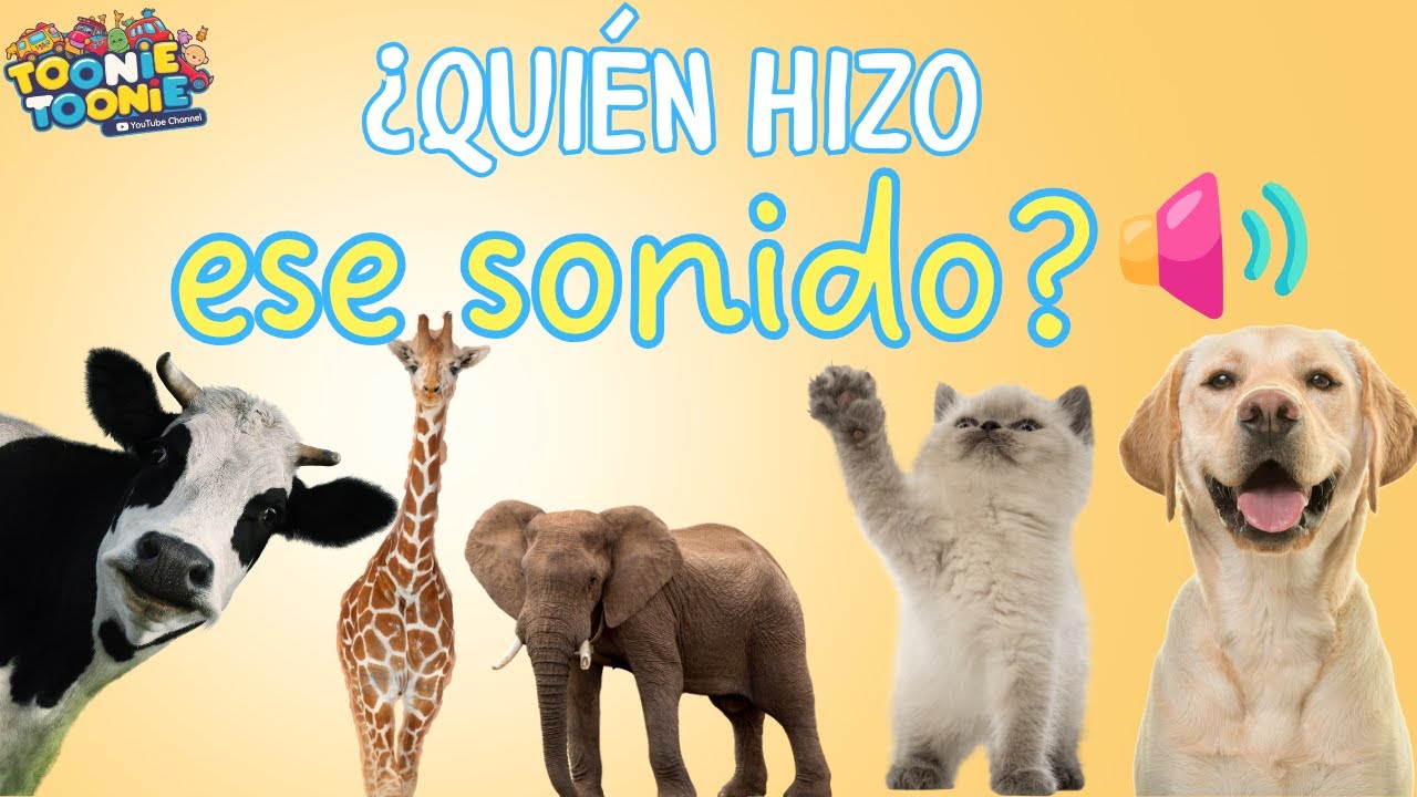 ¿Qué Animal Hace Este Sonido? 🔊 Adivina los Animales | Sonidos de Animales para Niños