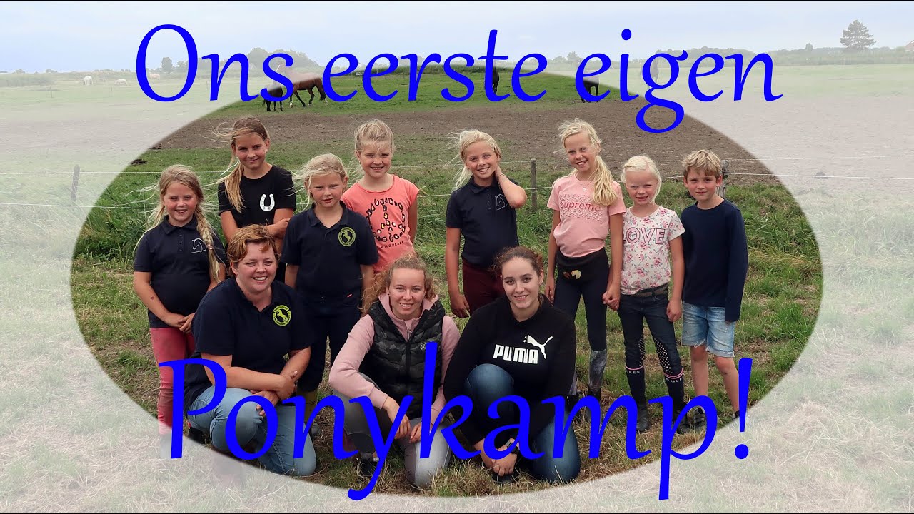 Ons eerste EIGEN ponykamp!! 