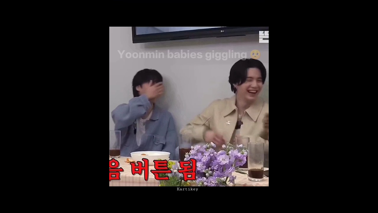 Yoonmin is so funny bickering and domestic 🤣