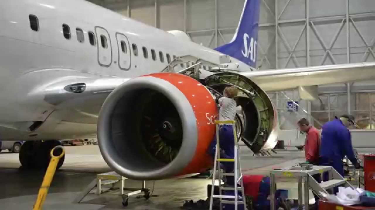 SAS - B737, Engine replacement