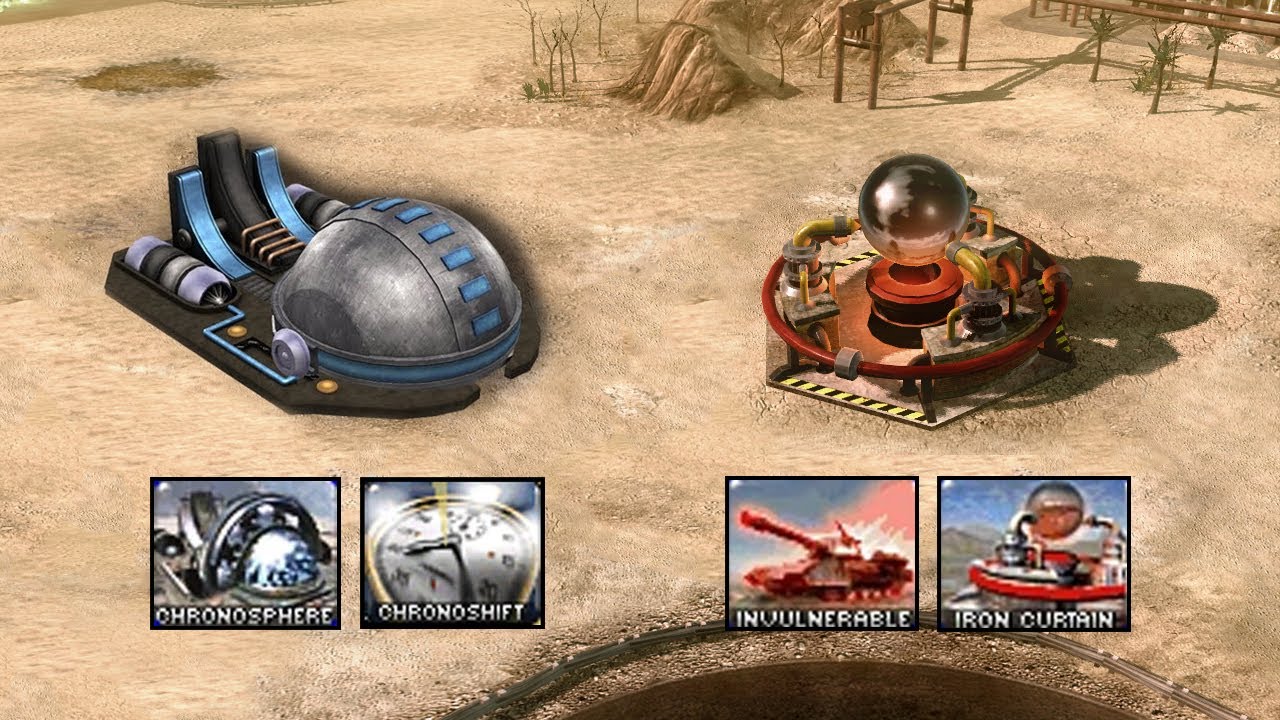 Red Alert 2: [YR] -  10 Creative Iron Curtain & Chronosphere Combinations!