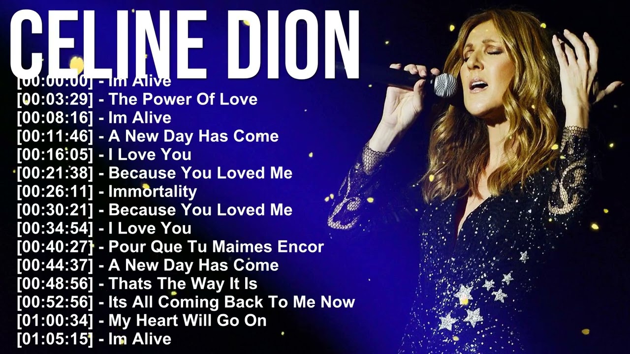 Celine Dion – Top 10 emotional songs 2026 with Because You Loved Me