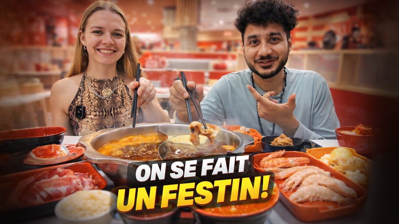J’ai mangé un HOTPOT avec un inconnu… et j’ai sous-estimé ce repas 😭🔥