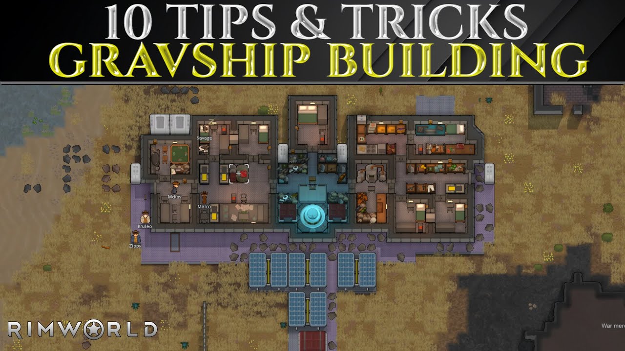 10 Easy TIPS For GRAVSHIP BUILDING - Rimworld Odyssey 1.6 Guide