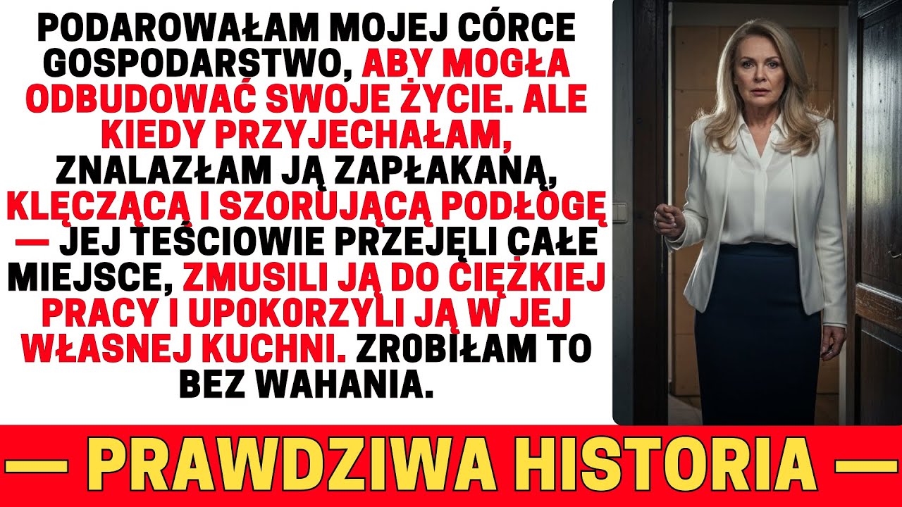 PRZEKAZAŁAM CÓRCE ZIEMIĘ, ABY MOGŁA ŻYĆ SPOKOJNIE LECZ PO MOIM PRZYJEŹDZIE ZOBACZYŁAM JĄ...