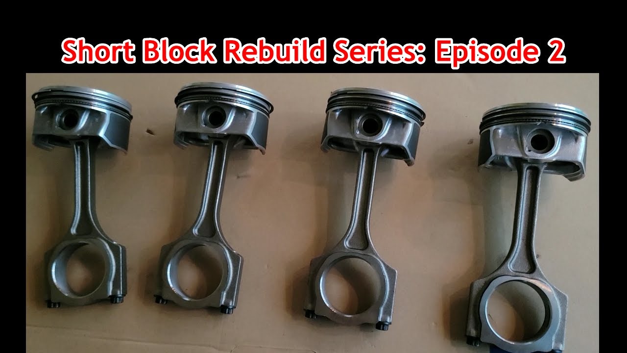 Как установить поршневые кольца и шатуны Hyundai / Kia (2.4 GDI) — ремонт короткого блока, часть 2