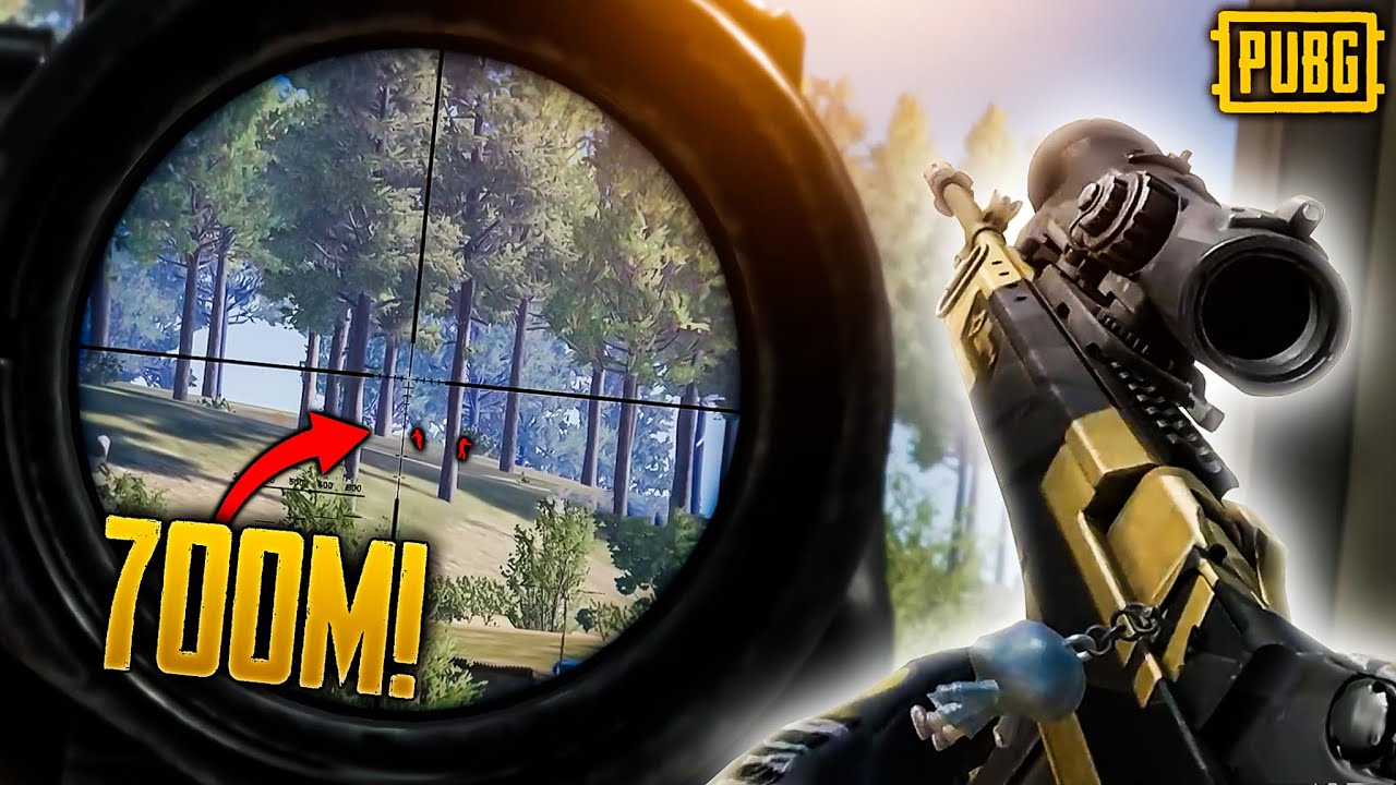 The MINI-14 Is a LONG RANGE DEMON?! - PUBG