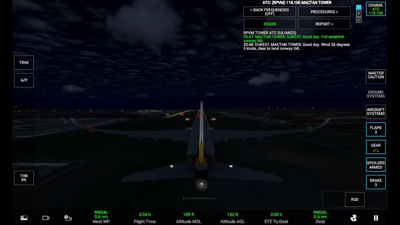 Landing at Cebu (RPVM) Assigned RW04L,  but it set me up on 04!