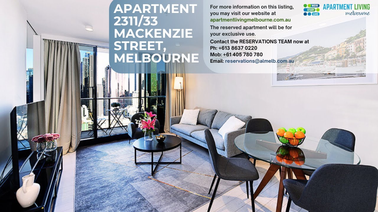 Luxurious Furnished Apartment in Melbourne CBD | 2 Bed, 1 Bath