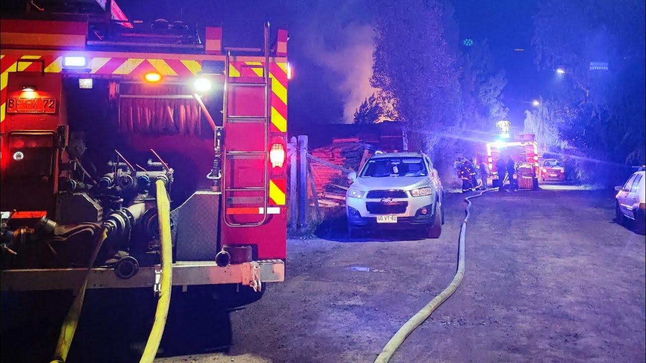 INCENDIO EN FABRICA DE MUEBLES PELEQUEN 🚒