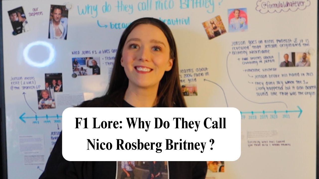 Why Do They Call Nico Rosberg Britney? (bc he's beautiful - Jenson Button)