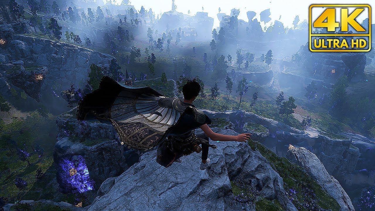 (PS5) Forspoken | Free Roam Gameplay With Magic Parkour + Combat Part 2 (4K Ultra HD)