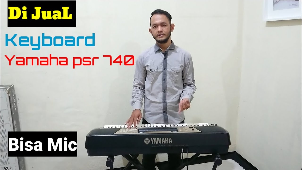 Jual | keyboard Yamaha psr 740 | bisa mic | mantap buat dangdutan